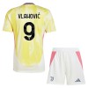 Conjunto (Camiseta+Pantalón Corto) Juventus Vlahovic 9 Segunda Equipación 2024-25 - Niño